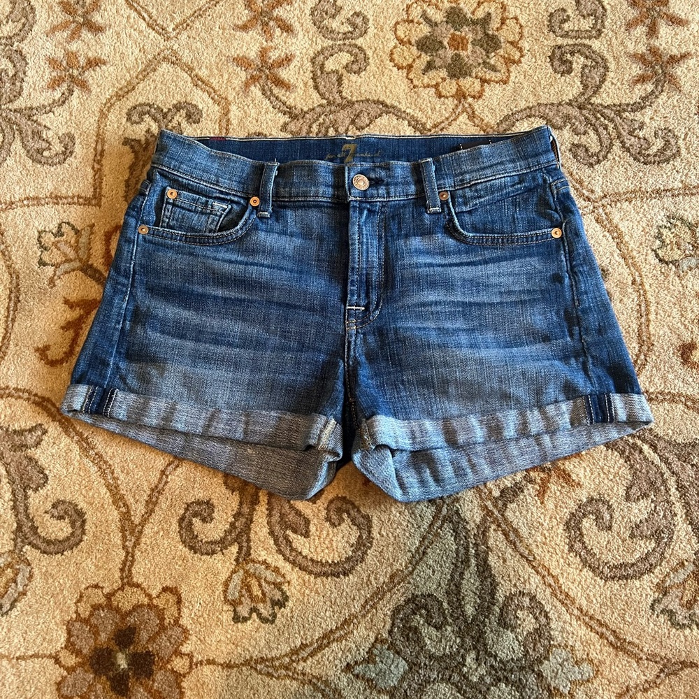 7 for all mankind Jean shorts size 27